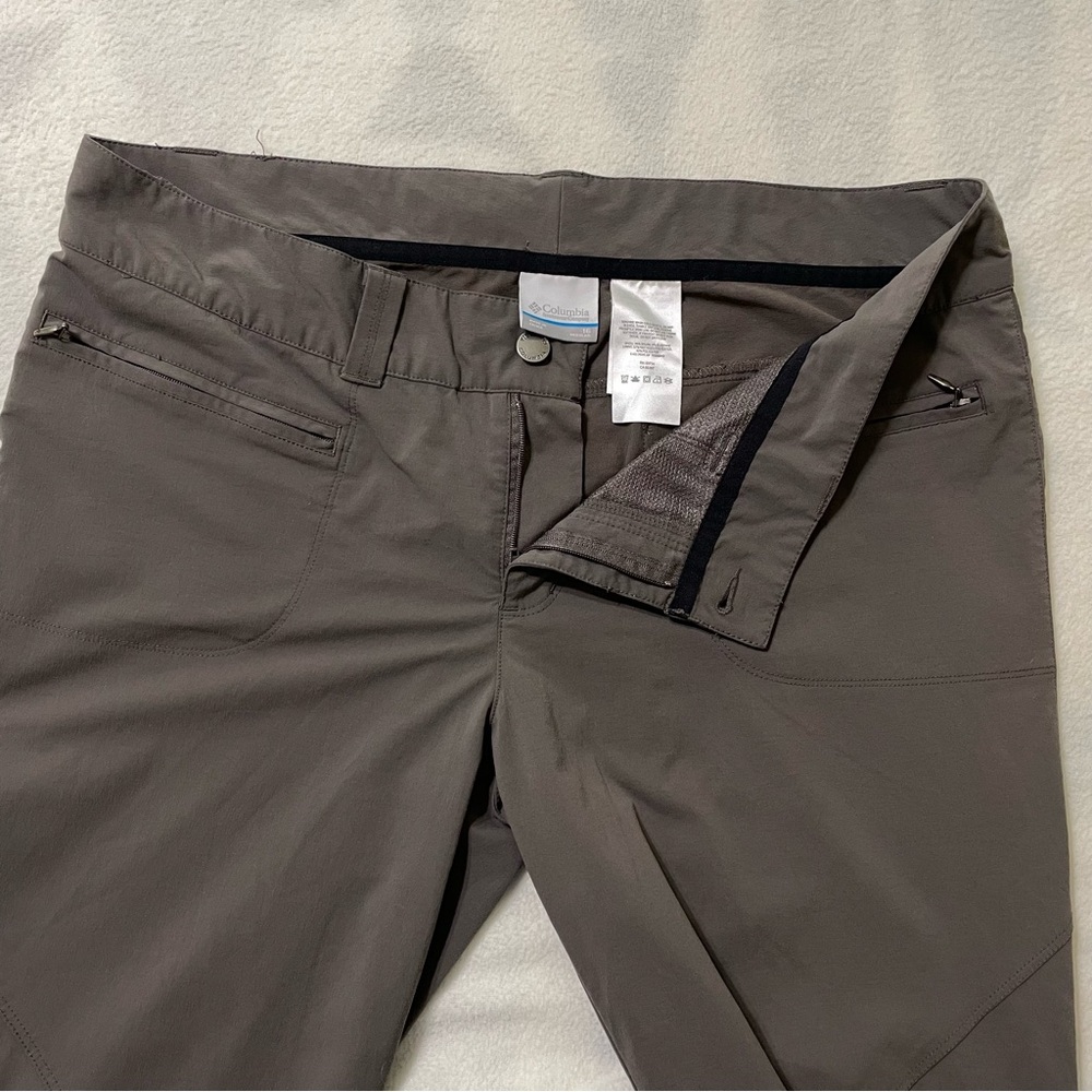 Columbia Sportswear Gray Omni-Shield Nylon Stretch Pants Size 16 Regular